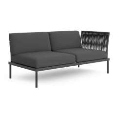 Dwuosobowa sofa ogrodowa z tkaniny Atmosphera Flash LEFT 2P