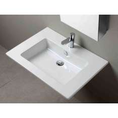 Prostokątna umywalka pojedyncza Azzurra Ceramica Slim