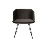 Krzesło na płozach z tkaniny B&T Design GEO