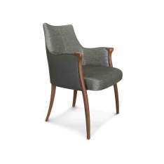Krzesło z tkaniny tapicerowanej z podłokietnikami Bellotti Ezio DEMETRA