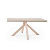 Stół z ramą z drewna orzechowego lub bukowego Billiani Grapevine 764