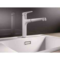 Silgranit® bateria kuchenna z wyciąganą wylewką prysznicową Blanco Blanco Felisa-S versione SILGRANIT