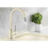 Bateria kuchenna z wyciąganą wylewką prysznicową Blanco BLANCO MIDA-S versione SILGRANIT