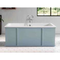 Wanna żeliwna prostokątna Bleu Provence INDUSTRIAL