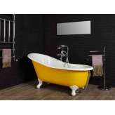 Wanna żeliwna na nóżkach Bleu Provence LAVANDE