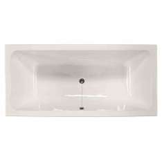 Wbudowana prostokątna wanna żeliwna Bleu Provence MOKKA