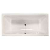 Wbudowana prostokątna wanna żeliwna Bleu Provence MOKKA