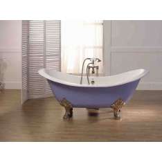 Wanna żeliwna na nóżkach Bleu Provence THYM