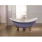 Wanna żeliwna na nóżkach Bleu Provence THYM
