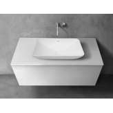 Pojedynczy blat umywalkowy z blu∙stone™ Blu Bathworks 1200