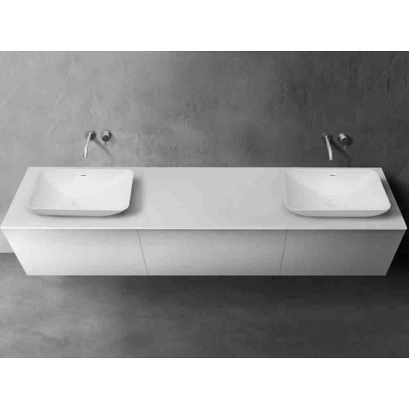 Blu Bathworks 2700 Podwójny blat umywalkowy z blu∙stone™