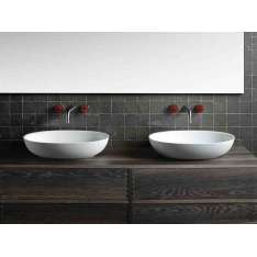 Design umywalka nablatowa owalna Cristalplant® Boffi Fisher Island