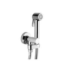 Prysznic ręczny w stylu współczesnym z uchwytem Bossini Paloma Brass Set