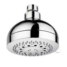 Nowoczesna głowica naścienna z 3 dyszami i ramieniem Bossini Rondo - Ø 100