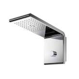 Głowica prysznicowa ze stali nierdzewnej montowana na ścianie Bossini SYNCRO NEB - 3 WAYS