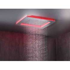 Głowica prysznicowa LED z 3 strumieniami ze stali nierdzewnej Bossini FRAME