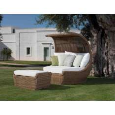 Sofa ogrodowa w kształcie igloo Braid Cloe