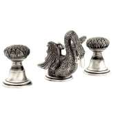 Bateria umywalkowa 3-otworowa Bronces Mestre Antartica Swan