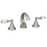 Bateria umywalkowa 3-otworowa z kryształami Swarovski®. Bronces Mestre Atlantica