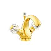 Bateria umywalkowa 1-otworowa z kryształami Swarovski®. Bronces Mestre Atlantica