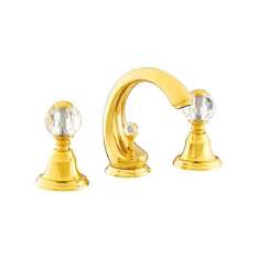 Bateria umywalkowa 3-otworowa z kryształami Swarovski®. Bronces Mestre Atlantica