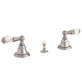 Bateria bidetowa 3-otworowa z kryształami Swarovskiego®. Bronces Mestre Atlantica