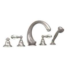 Zestaw wannowy z 5 otworami i kryształami Swarovski®. Bronces Mestre Atlantica