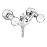 Bateria prysznicowa 2-otworowa z kryształami Swarovskiego®. Bronces Mestre Atlantica