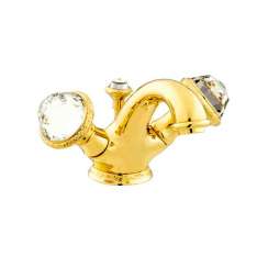 Bateria umywalkowa 1-otworowa z kryształami Swarovski®. Bronces Mestre Austral