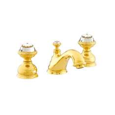 Bateria umywalkowa 3-otworowa z kryształami Swarovski®. Bronces Mestre Austral