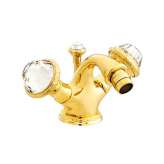 Bateria bidetowa 1-otworowa z kryształami Swarovskiego®. Bronces Mestre Austral