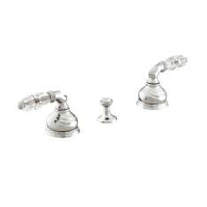 Bateria bidetowa 3-otworowa z kryształami Swarovskiego®. Bronces Mestre Austral