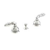 Bateria bidetowa 3-otworowa z kryształami Swarovskiego®. Bronces Mestre Austral