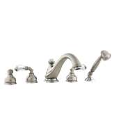 Zestaw wannowy z 5 otworami i kryształami Swarovski®. Bronces Mestre Austral