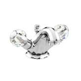 Bateria umywalkowa 1-otworowa z kryształami Swarovski®. Bronces Mestre Indica