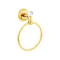 Mosiężny pierścień na ręcznik z kryształami Swarovski® Crystals Bronces Mestre Indica