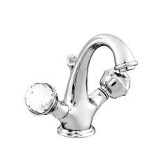 Bateria umywalkowa 1-otworowa z kryształami Swarovski®. Bronces Mestre Pacifica