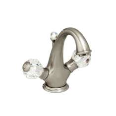 Bateria umywalkowa 1-otworowa z kryształami Swarovski®. Bronces Mestre Pacifica
