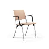 Drewniane krzesło treningowe z podłokietnikami Brunner Hero Plus