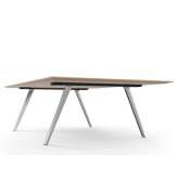 Stół konferencyjny z laminatu HPL Brunner ray table FLEX