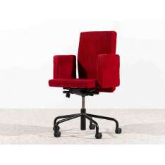 Obrotowy fotel biurowy z tkaniny z podstawą 5-Spoke z podłokietnikami Bulo PUB & CLUB