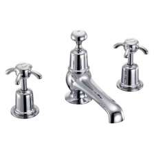 3-otworowa bateria umywalkowa z wylewką Burlington Bathrooms ANGLESEY