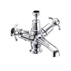 1-otworowa bateria umywalkowa z automatycznym odpływem Burlington Bathrooms ANGLESEY