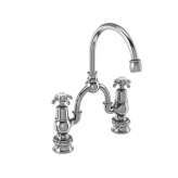 2-otworowa bateria mostowa z indywidualnymi rozetami Burlington Bathrooms ANGLESEY REGENT