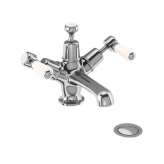 Bateria umywalkowa nablatowa z automatycznie wyciąganym odpływem Burlington Bathrooms KENSINGTON