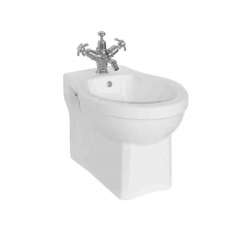 Bidet ścienny z porcelany Vitreous China Burlington Bathrooms Wall-hung bidet