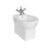 Bidet ścienny z porcelany Vitreous China Burlington Bathrooms Wall-hung bidet