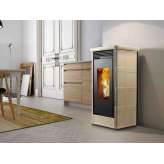 Naścienny piec na pelet faïence Caminetti Montegrappa Country EVO