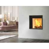 Wbudowany metalowy kominek opalany drewnem Caminetti Montegrappa CM P01 ESSENTIAL 01