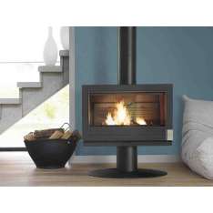 Centralny piec żeliwny opalany drewnem Caminetti Montegrappa COLETTE